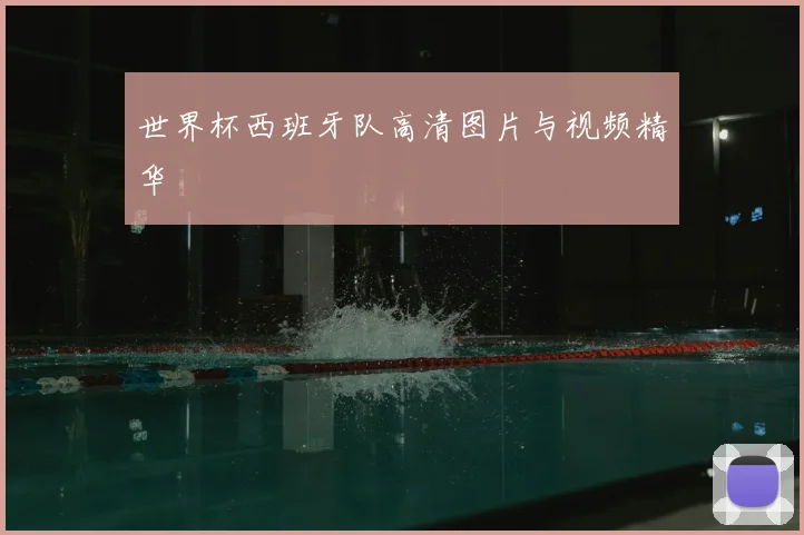 世界杯西班牙队高清图片与视频精华